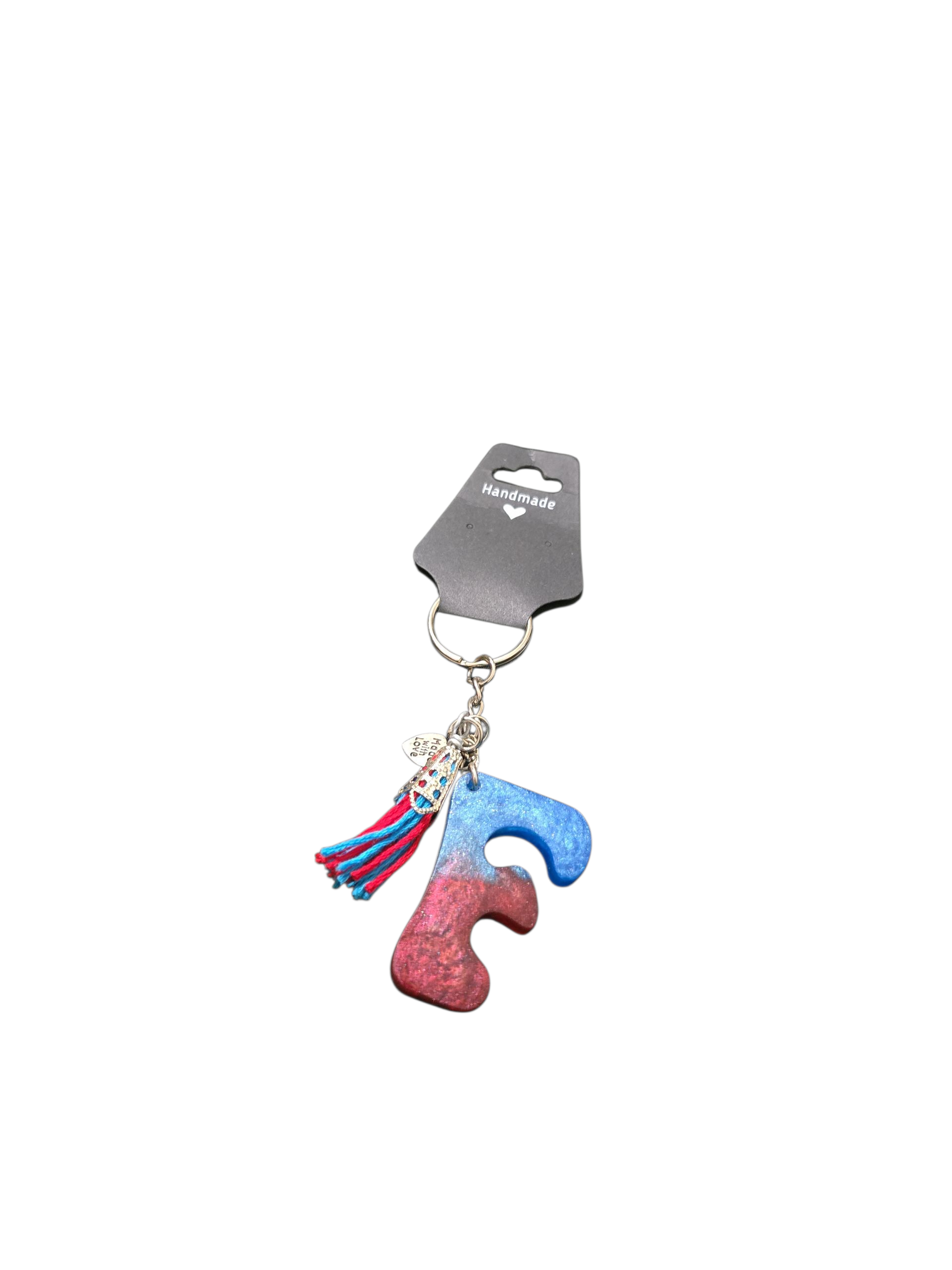 LETTER KEYCHAIN