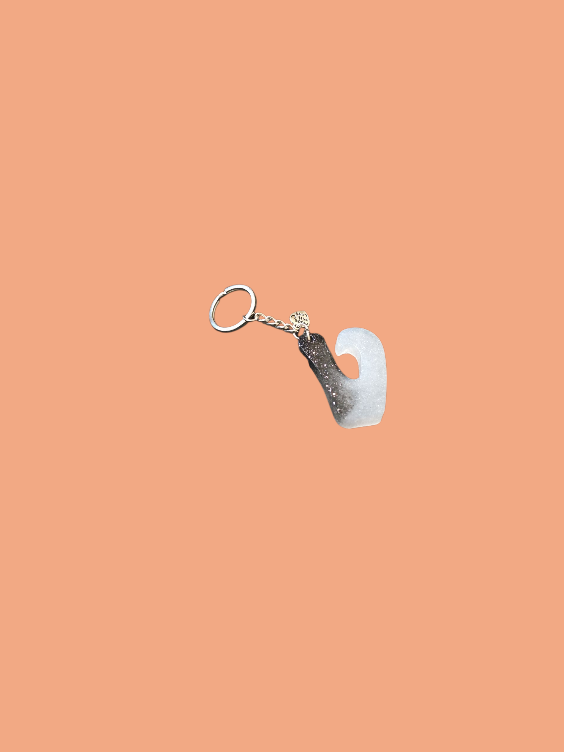 LETTER KEYCHAIN