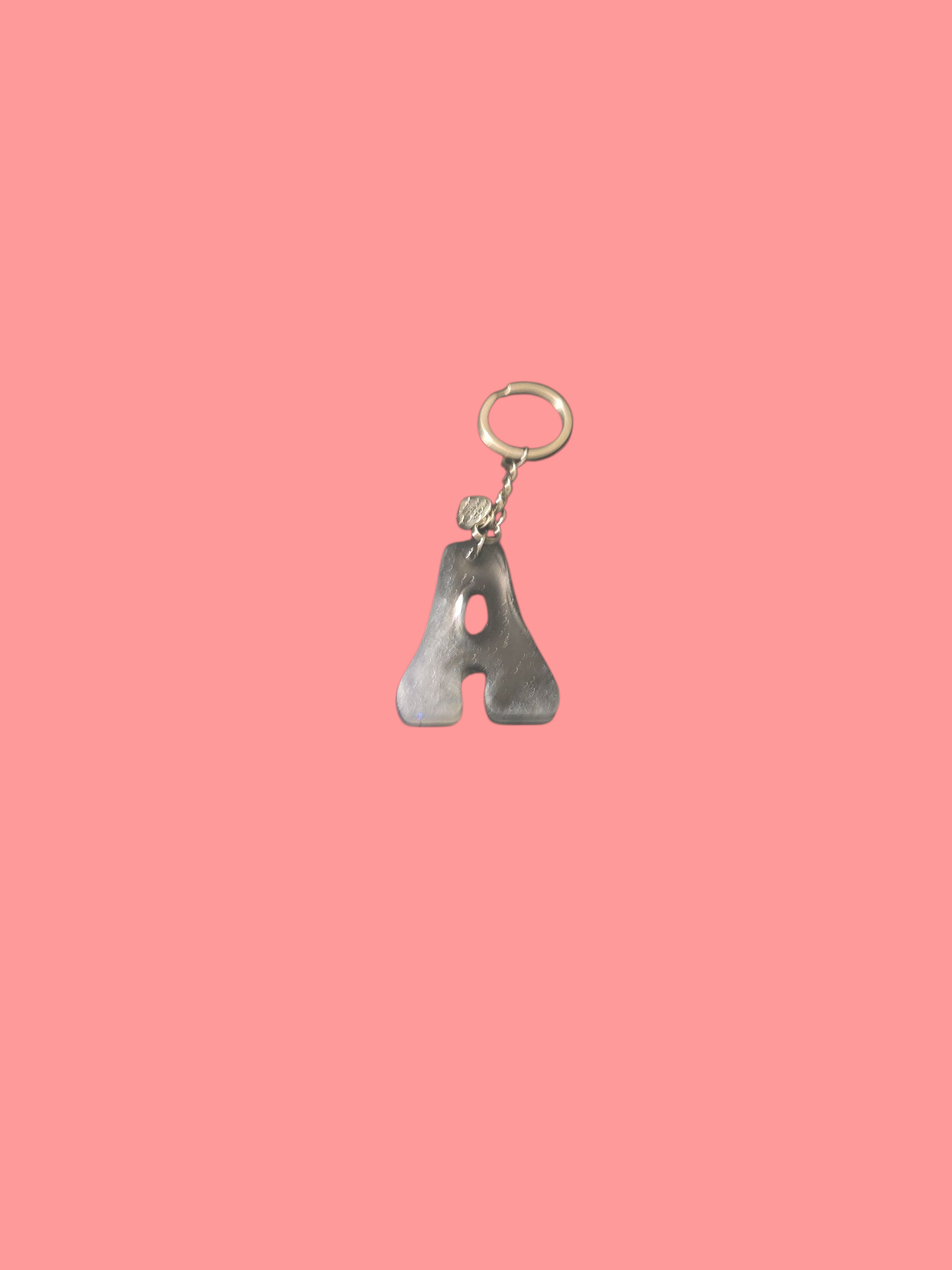 LETTER KEYCHAIN